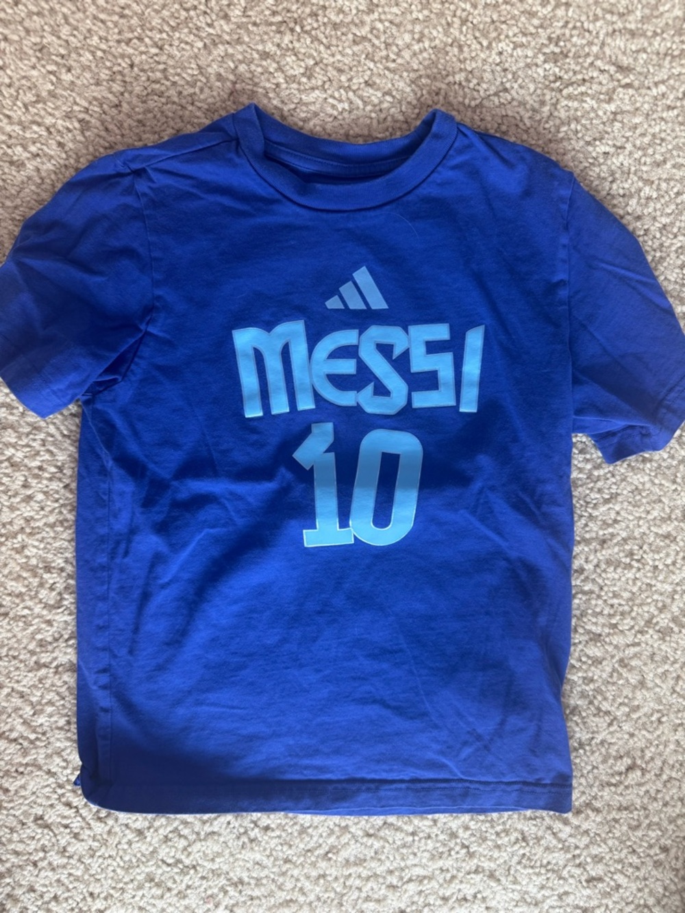 adidas Blue Kids Messi 10 Graphic Tee